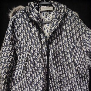 Dior Women's Blue and White Ski Jacket